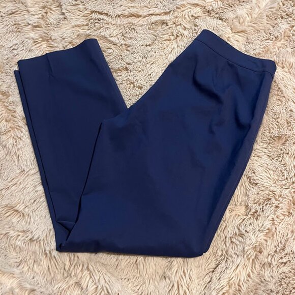Lafayette 148 Finesse Crepe Bleecker Trouser Pants 0 - Picture 1 of 4